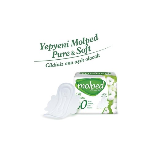 Molped Pure Soft Hijyenik Ped Uzun Mega Fırsat 40'lı 5 Paket