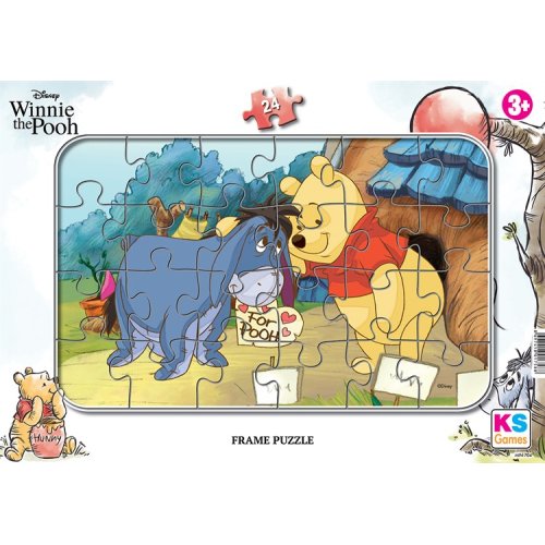 Winnie The Pooh Frame Puzzle 24 Parça